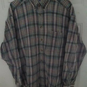 Men's Long Sleeve Flannel Shirt